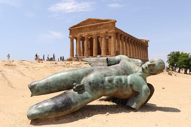 Agrigento; Valley of the Temples, Scala dei Turchi from Palermo, Private Tour - San Leone Promenade: Beach Air, Palm Trees, and a Real Lunch Break