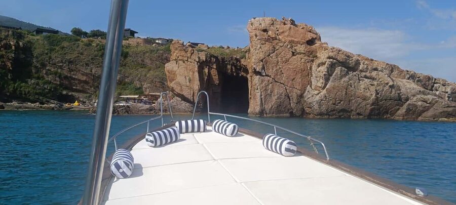 Cefalù: boat ride with swimming and aperitif - Stop 2: Spiaggia di Mazzaforno for photos, tea, swimming, snorkeling
