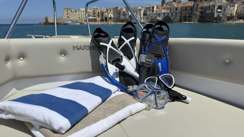 Cefalù: Private Boat Tour + Snorkeling & Aperitif (1-9 pax) - The First Stretch: Welcome Refreshments in Cefalù