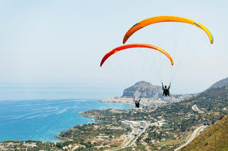 Cefalù: Tandem Paragliding Flight and GoPro13 Video - GoPro13 video and photos: the part you’ll replay later