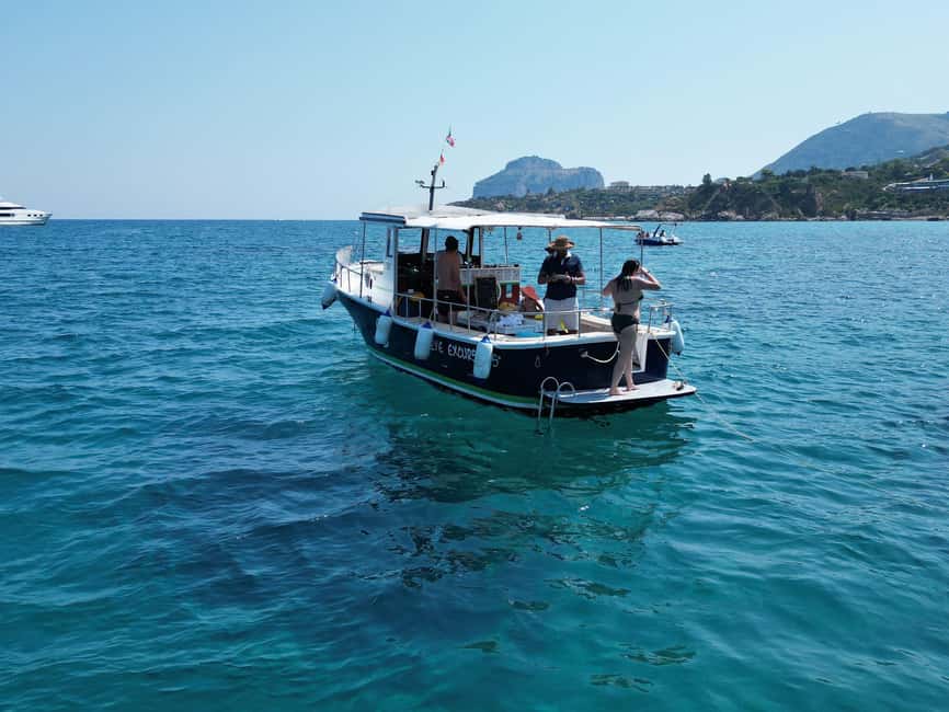 Coastal Sightseeing Cruise with Snorkeling and Aperitif - Aperitivo that follows the swim: snacks, fruit, and limoncello