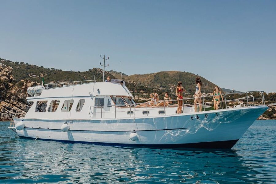 From Cefalù: Coast To Coast Afternoon Tour With Boat Trip - A motorboat perspective that makes Cefalù click