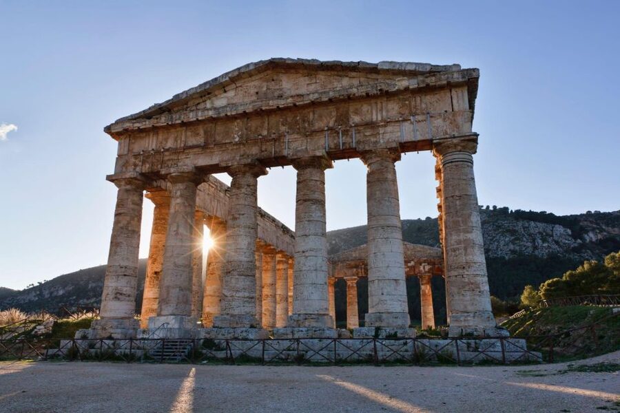 From Palermo: Segesta Archaeological Park Transfer - Pickup at Piazza Verdi 59 and the Van Ride Out of Palermo