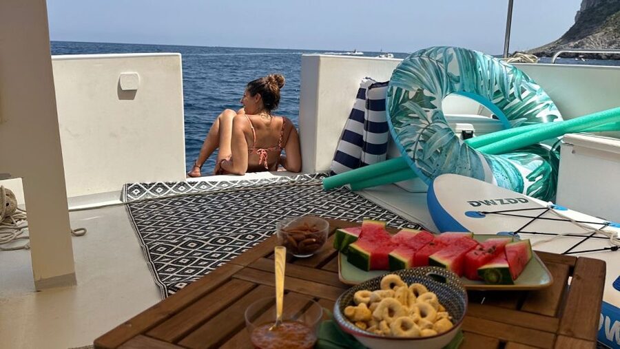 Mondello: 4-Hour Coastal Boat Tour with Aperitif & Swimming - The Aperitif on Board: Sicilian Bites With Real Drink Options