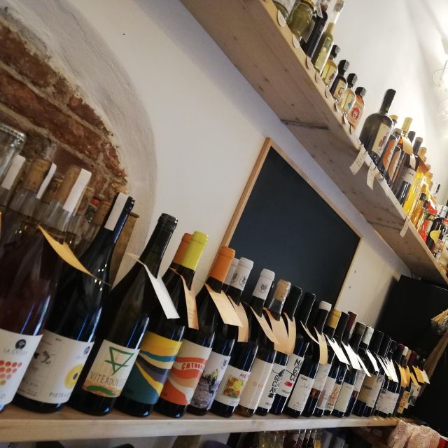 Natural Wine Tasting with snacks at Bottega Monteleone - Entering Bottega Monteleone in the Heart of Palermo