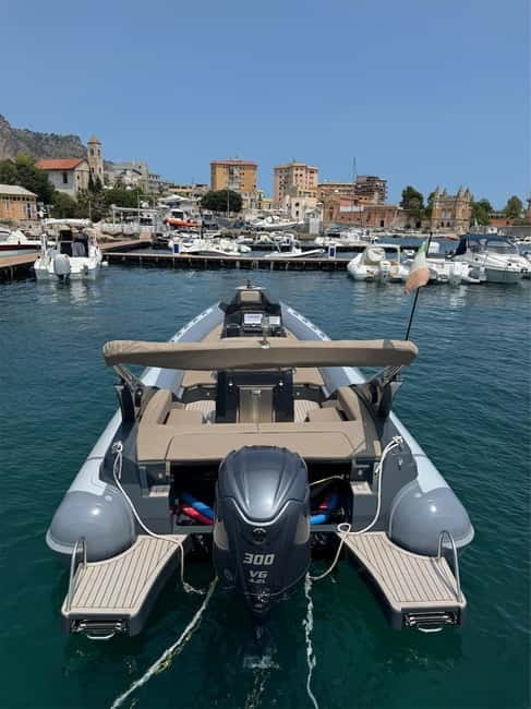 Palermo: Boat Tour to Mondello - Isola delle Femmine + drink - Grotta dell’Olio (Oil Cave): The swim-in stop that people remember