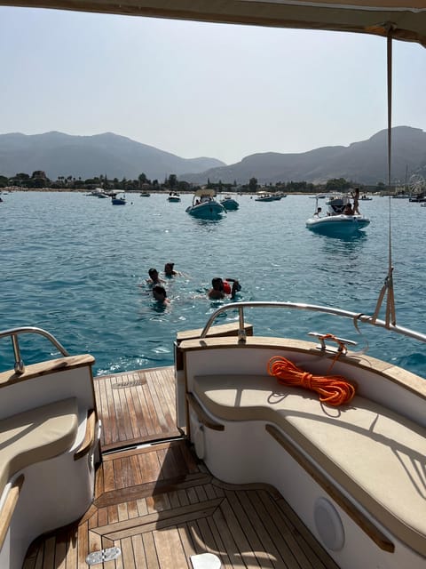 Palermo by Sea: Relaxing Boat Tour with Aperitif - Grotta della Regina aperitif: local bites, Prosecco, and good pacing