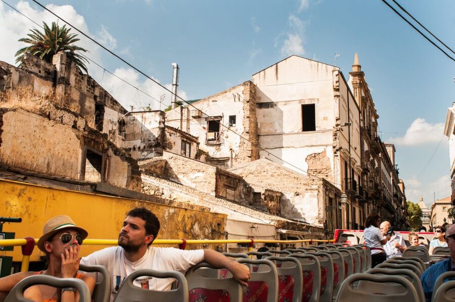 Palermo: Hop-on Hop-off Bus Tour 24-hour Ticket - Audio guide, real-time app map, and comfort tips