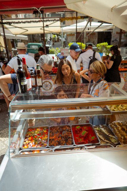 Palermo: Market Tour and Sicilian Cooking Class with Lunch - Lunch with unlimited wine: a real meal, not a snack break