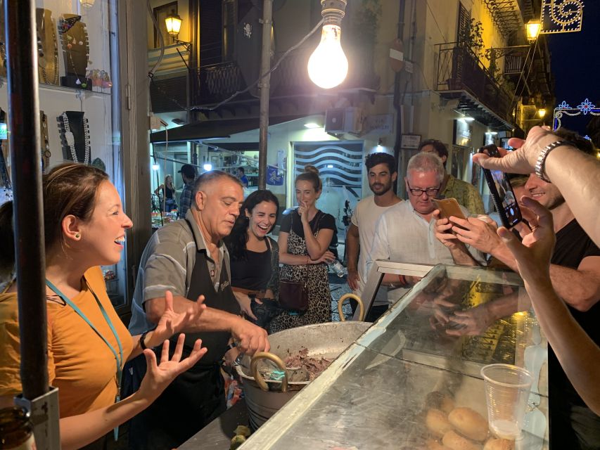 Palermo: Small Group Night Street Food Tour - Vucciria street food stops: the heart of the local bite