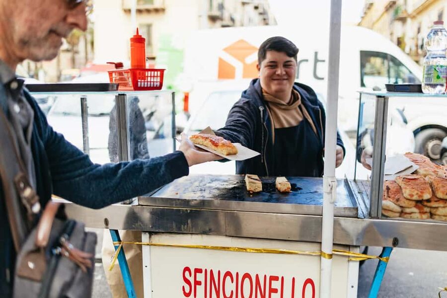 Palermo: Street Food and History Walking Tour - Piazza Beati Paoli, the Cathedral, and Quattro Canti: sights you can read