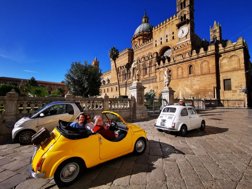 Palermo: Vintage Fiat 500 Sightseeing Tour - Palermo Cathedral and Teatro Massimo: big symbols in one short ride