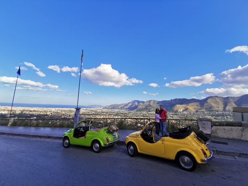 Palermo: Vintage Fiat 500 Sightseeing Tour - Mondello vs Monreale: choose your mood for sea light or hilltop views