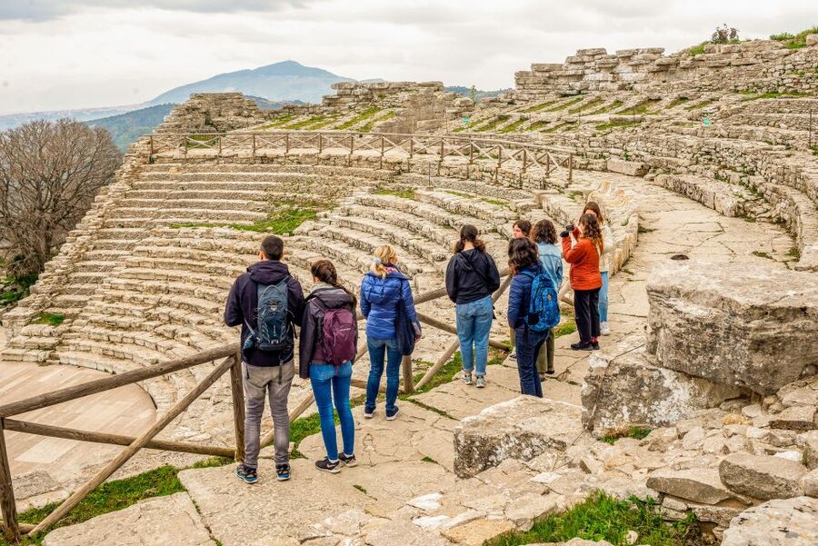 Segesta, Erice and Salt Pans Full-Day Excursion from Palermo - Trapani salt pans: famous in photos, best from Erice