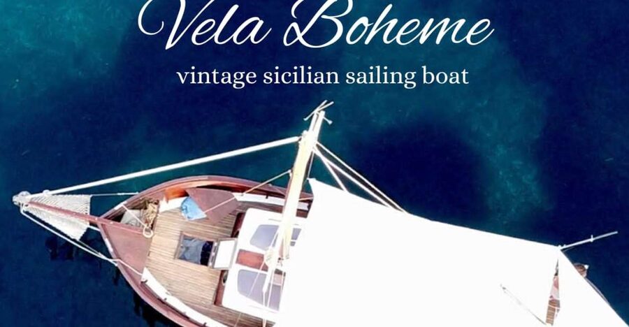 Vela Boheme ~ Vintage Sicilian Boat Tour - Seeing Villegiea to Mondello from the sea